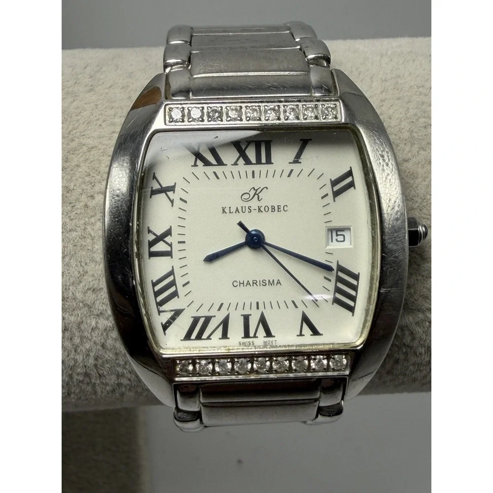 Klaus-Kobec Charisma KKG1928D New Battery Mens Watch 32MM 7